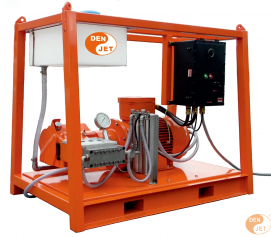 واترجت های الکتریکی (برقی) ضد انفجار ATEX 2000 بار فشارقوی جهت شستشونظافت صنعتی با آب مدل CEX-100 ساخت دن جت دانمارک